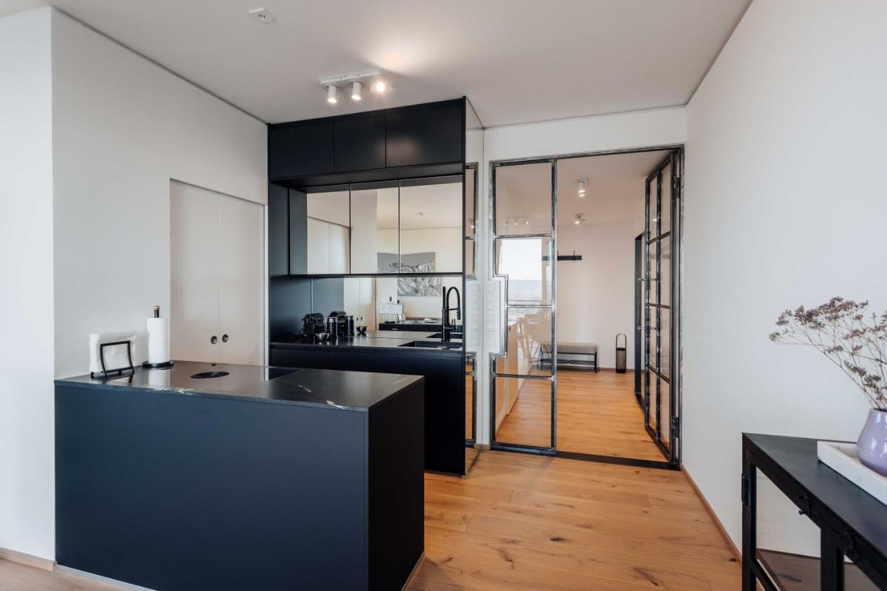 Design Apartment With Amazing View Over Vienna 2 Exterior foto